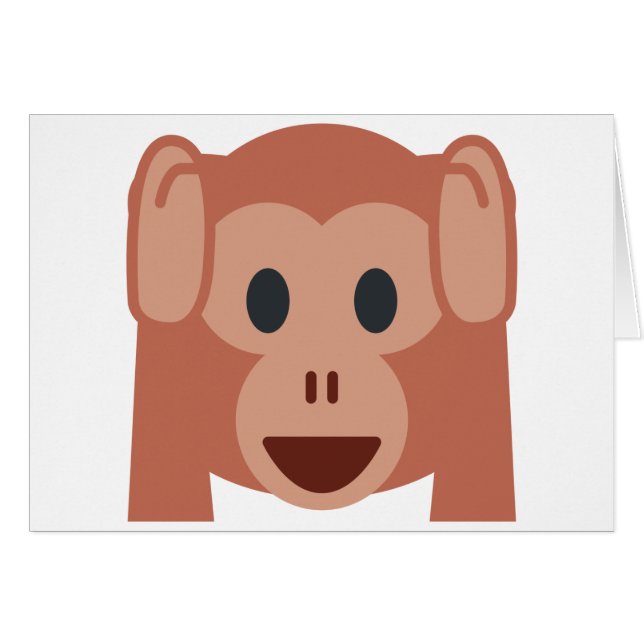 Monkey emoji (Front Horizontal)