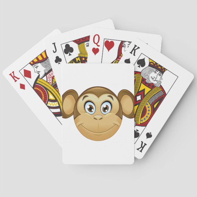 monkey emoji playing cards (Back)