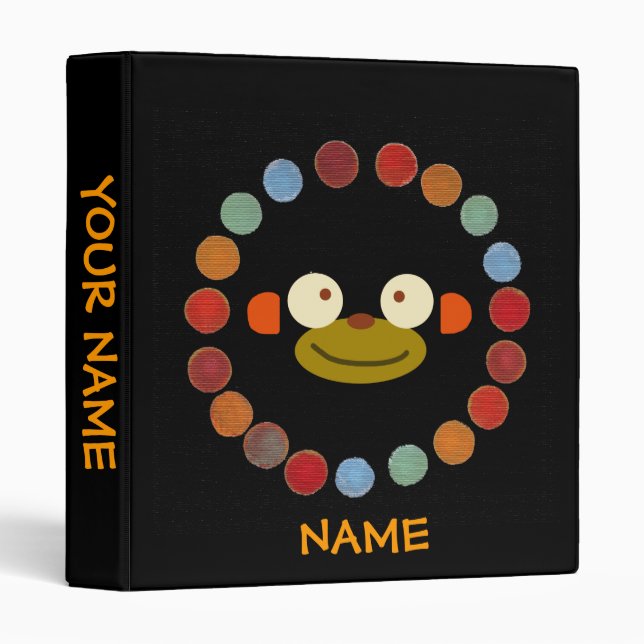 Monkey Face Binder (Front/Spine)