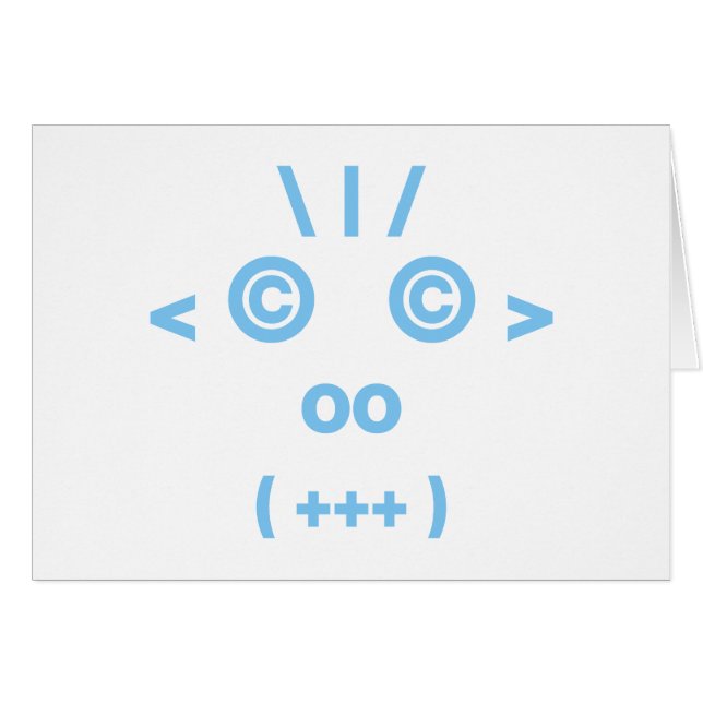 Monkey Face (Blue) (Front Horizontal)
