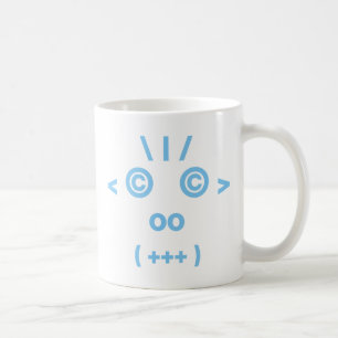 Monkey Face (Blue) Coffee Mug