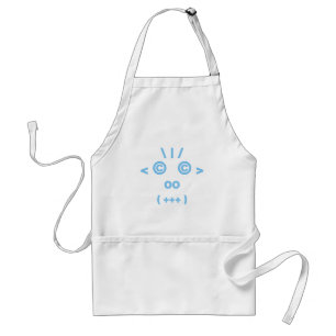 Monkey Face (Blue) Standard Apron