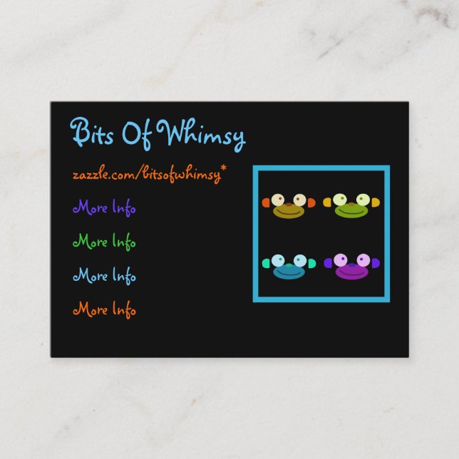 Monkey Face! Business Card (Front)