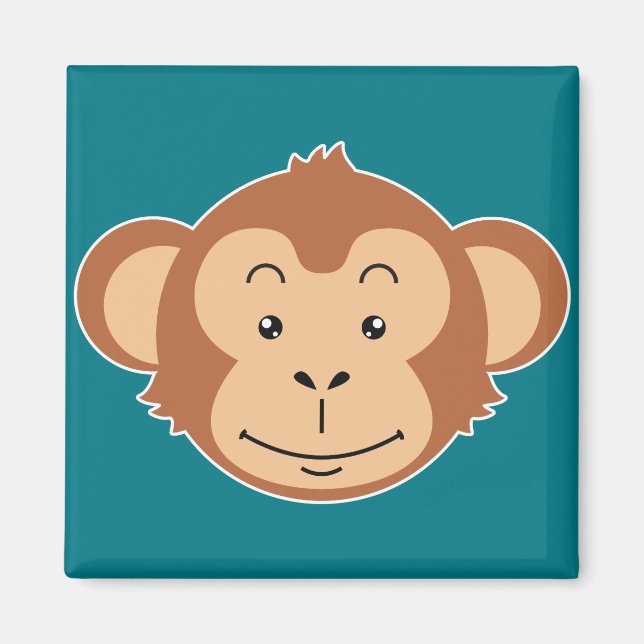 Monkey Face Magnet (Front)