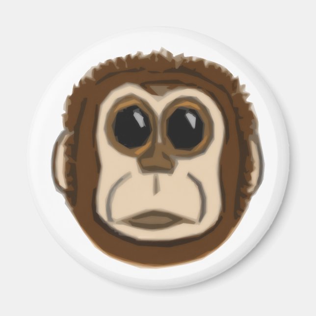 Monkey Face Magnet (Front)