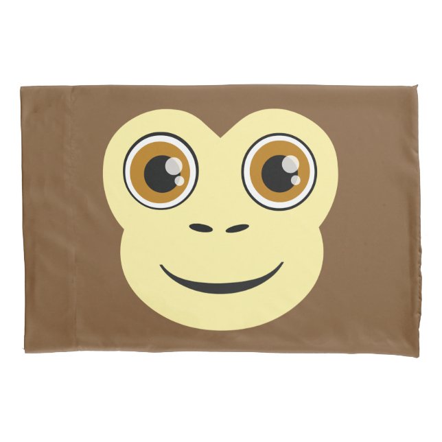Monkey Face Pillowcase (Front)