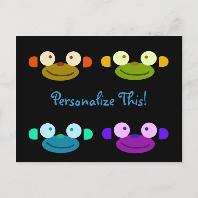 Monkey Face! Postcard (Front)