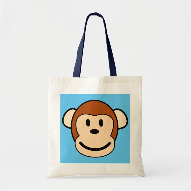 Monkey Face Shopping Tote (Front)