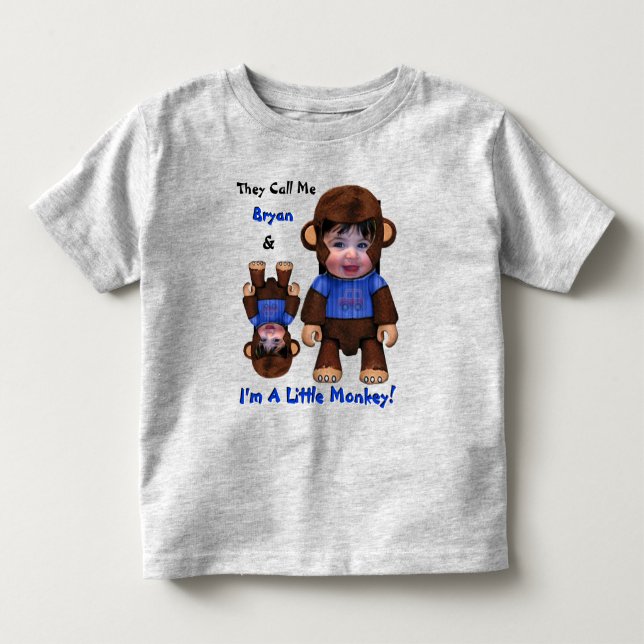 Monkey Face (Toddler Shirt for Boys) (Front)