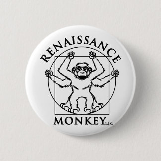 Monkey flair 2 inch round button