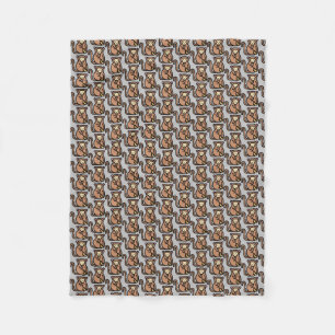 Monkey Fleece Blanket