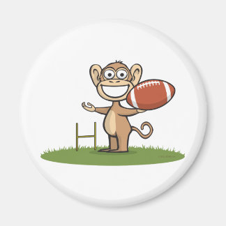 Monkey Football Magnet