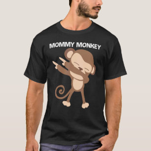 Monkey For Women Mom Ape Zoo Wild Animal  1 T-Shirt
