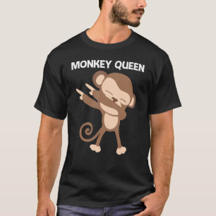 Monkey For Women Mom Ape Zoo Wild Animal T-Shirt