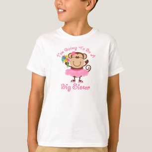 Monkey Future Big Sister T-Shirt