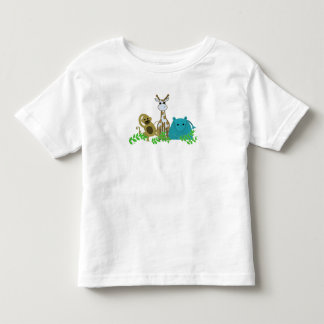 Monkey, Giraffe and Hippo Toddler T-shirt