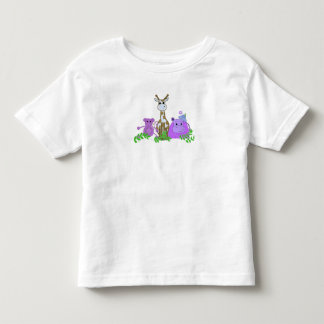 Monkey, Giraffe and Hippo Toddler T-shirt