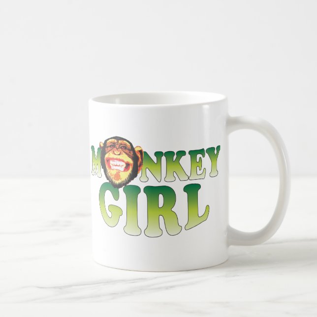 Monkey Girl Coffee Mug (Right)