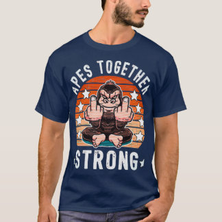 Monkey GME share stock market bull gift 12 T-Shirt