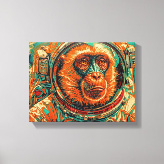 Monkey Gone to Heaven Canvas Print (Front)