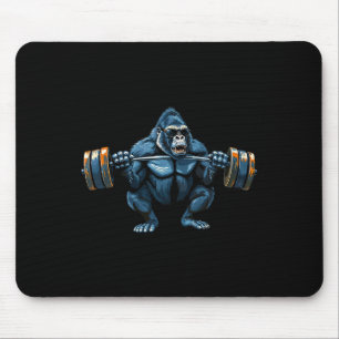 Monkey Gorilla Bodybuilding Muscles Fitness Gym 1  Mouse Pad