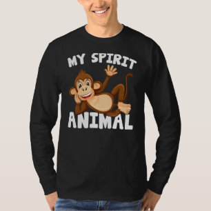 Monkey Gorilla My Spirit Animal Wild Forest Anima T-Shirt