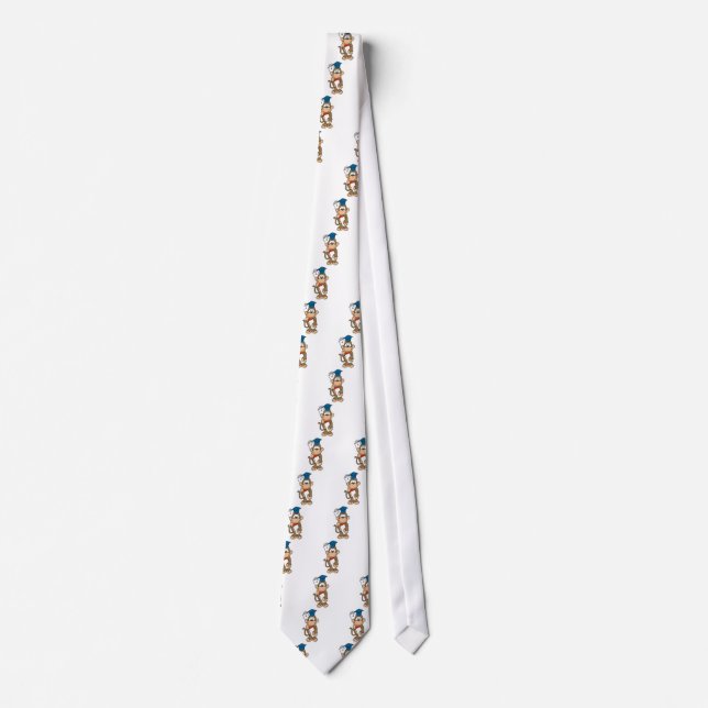 Monkey Graduate Tshirts and Gifts Tie (Front)