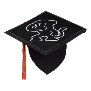 Monkey Graduation Cap Topper