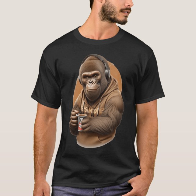 Monkey Groove Café T-Shirt (Front)