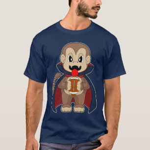 Monkey Halloween American Football T-Shirt
