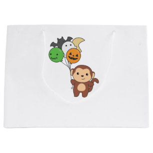 Monkey Halloween Balloons For Kids Cute Monkeys Large Gift Bag