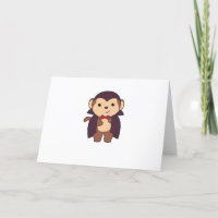 Monkey Halloween Cute Devil Kids Vampire Costume