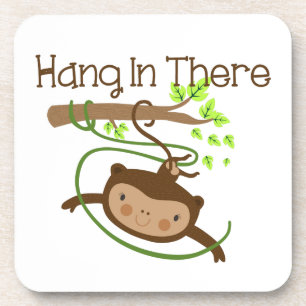 Monkey Hang in There Coaster