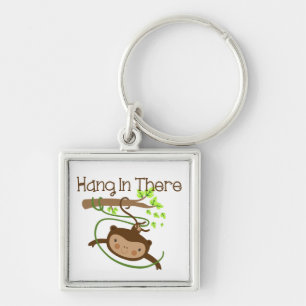 Monkey Hang in There Keychain