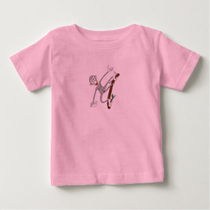 Monkey Hanging Around Baby T-Shirt