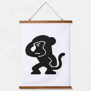 monkey hanging tapestry