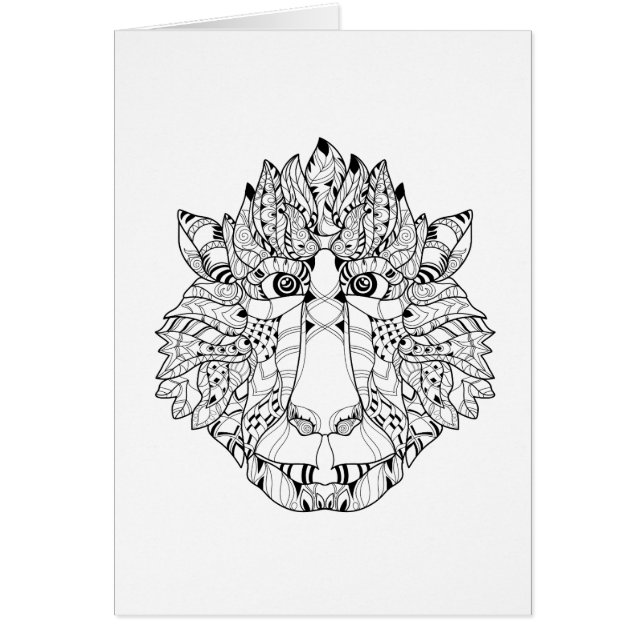 Monkey Head Doodle (Front)