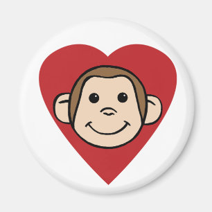 Monkey Heart Magnet