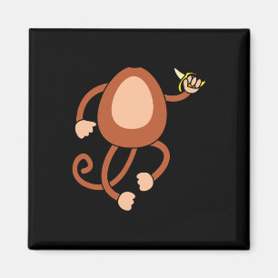 Monkey Holding Nana Costume Fun Easy Halloween Gif Magnet