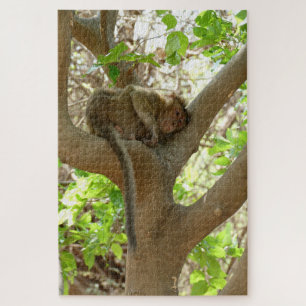 Monkey - I am sooo tired Jigsaw Puzzle