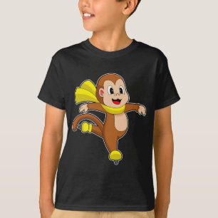 Monkey Ice skating Ice skates T-Shirt