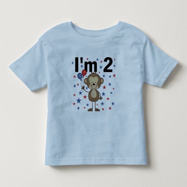 Monkey I'm 2 Tshirts and Gifts (Front)