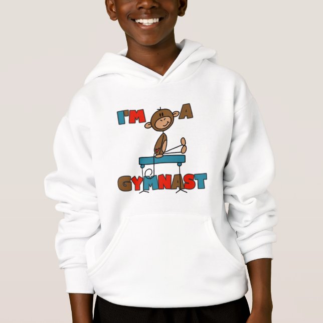 Monkey I'm a Gymnast T-shirts and Gifts (Front)