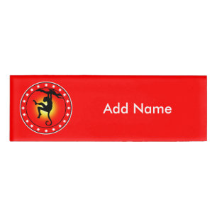 Monkey in a Tree Name Tag