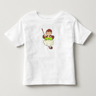 Monkey in Cross legged on Clouds Toddler T-shirt