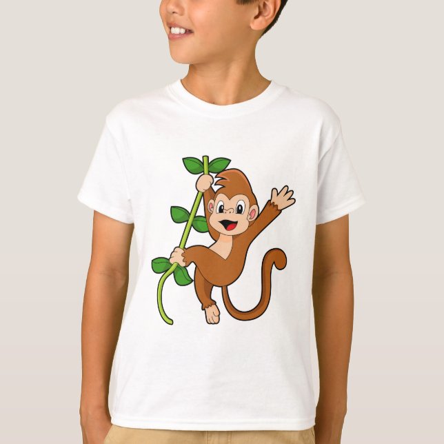 Monkey in the Jungle T-Shirt (Front)