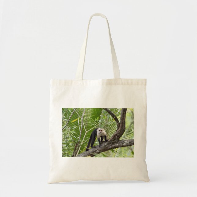 Monkey in the Jungle Tote Bag (Front)
