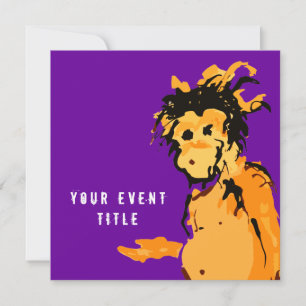 monkey ink invitation
