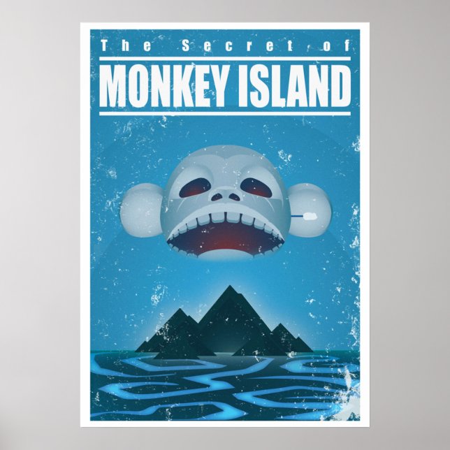 Monkey Island Travel Poster (Front)