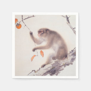 Monkey Japanese Painting - Chinese New Year 2016 Napkin